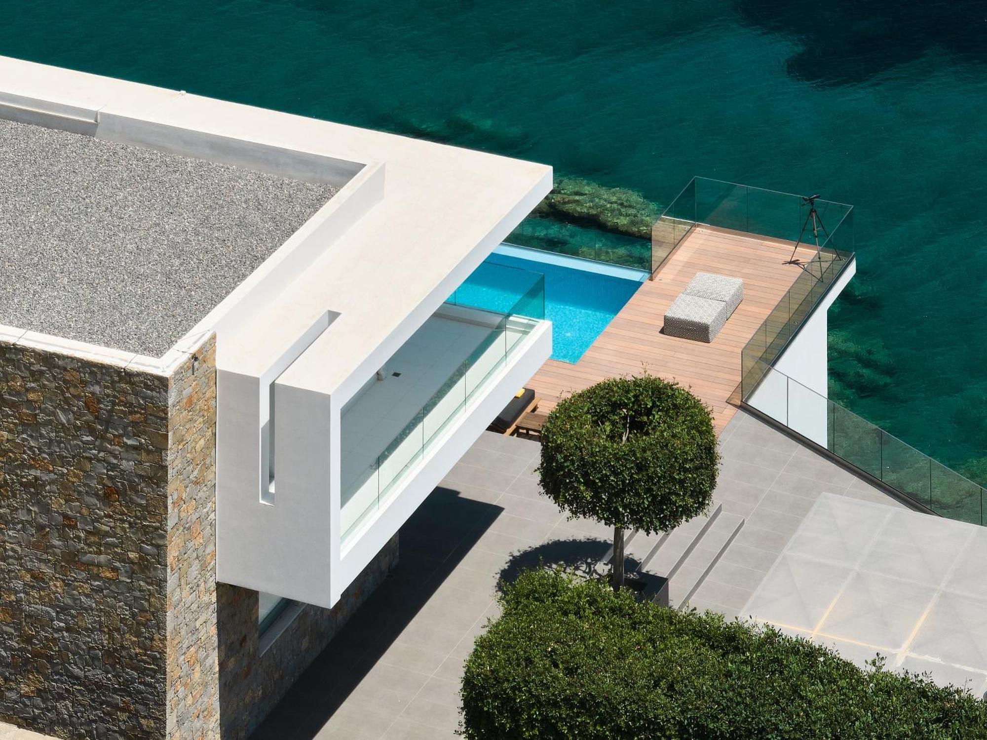 Beachfront Villa In Crete - Epavli Luxury Villa Agia Pelagia  Exterior photo