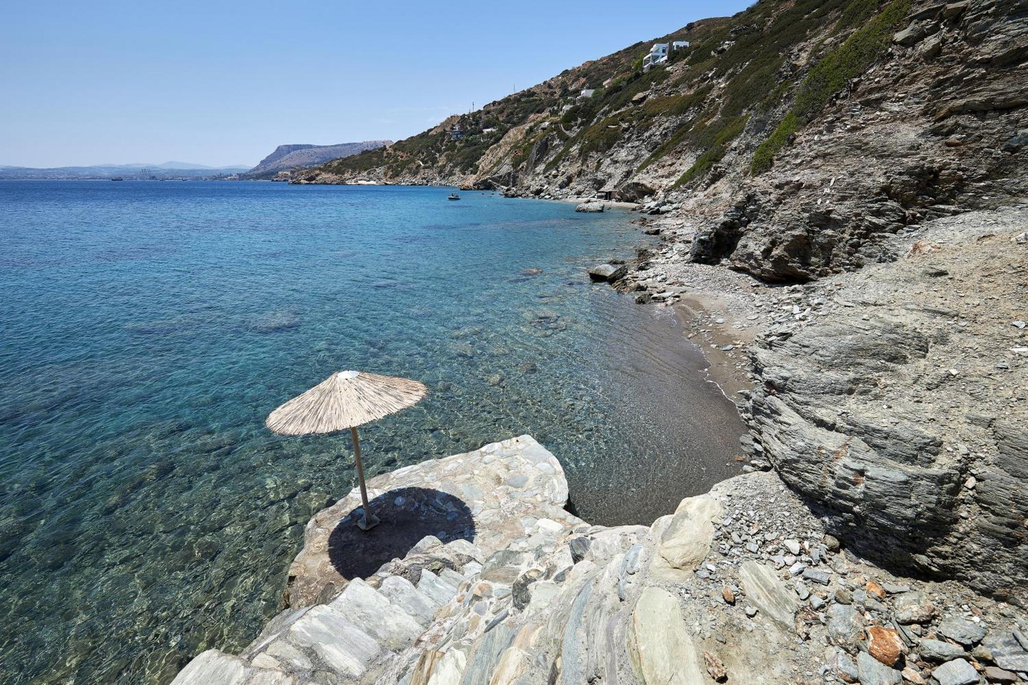 Beachfront Villa In Crete - Epavli Luxury Villa Agia Pelagia  Exterior photo