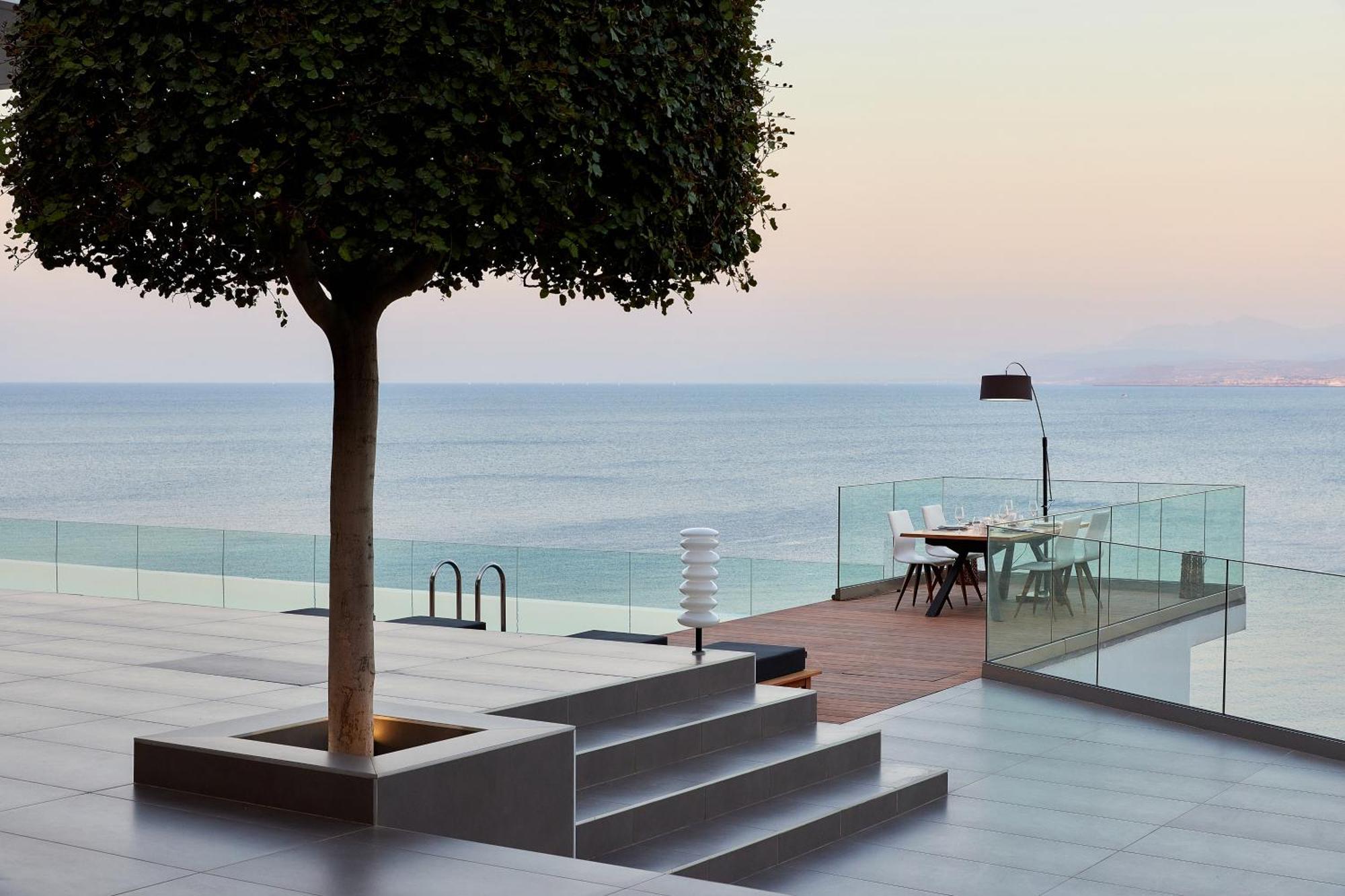 Beachfront Villa In Crete - Epavli Luxury Villa Agia Pelagia  Exterior photo